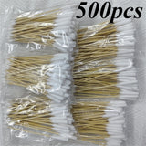 Pet Cotton Swabs With Bamboo Handles, 6 Inches Long, Gentle Cleaning Solution For Dogs &  Ear/Eye