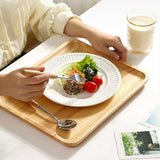 Japanese-Style Solid Oak Trays and Plates