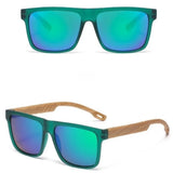 Bamboo Sunglasses Vintage Style UV400 Protection