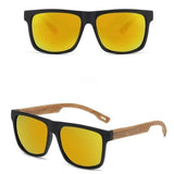 Bamboo Sunglasses Vintage Style UV400 Protection