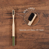 5-Pack Bamboo Toothbrush Biodegradable Adults
