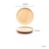 Japanese-Style Solid Oak Trays and Plates