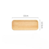 Japanese-Style Solid Oak Trays and Plates