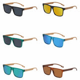 Bamboo Sunglasses Vintage Style UV400 Protection