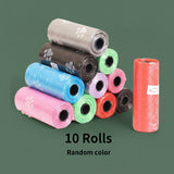LED Light Poop Bag Dispenser for Night Dog Walks – Includes 10 Degradable Rolls