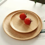 Japanese-Style Solid Oak Trays and Plates