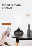 High Quality Aromatherapy Essential Oil Diffuser - Wood Grain Remote Control  Air Humidifier