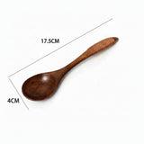 Spoon Wooden Spoons for Cooking Utensil Ice Cream Coffee Tea Soup Spoon Dinner Tableware Kitchen Teaspoon Catering Supplies
