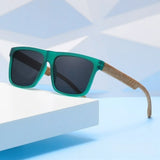 Bamboo Sunglasses Vintage Style UV400 Protection