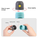 LED Light Poop Bag Dispenser for Night Dog Walks – Includes 10 Degradable Rolls
