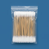 Pet Cotton Swabs With Bamboo Handles, 6 Inches Long, Gentle Cleaning Solution For Dogs &  Ear/Eye