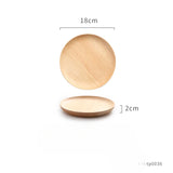 Japanese-Style Solid Oak Trays and Plates