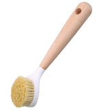 Kitchen Cleaning Brush Natural Wooden Handle