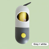 LED Light Poop Bag Dispenser for Night Dog Walks – Includes 10 Degradable Rolls