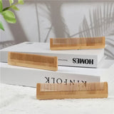 Handmade wooden bamboo comb, natural anti-static massage and hair care comb, men's & women's