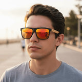 Bamboo Sunglasses Vintage Style UV400 Protection