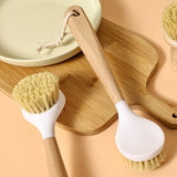 Kitchen Cleaning Brush Natural Wooden Handle