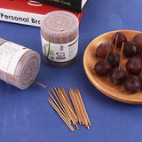 Disposable Toothpick Carbonized Bamboo - Eco-friendly Single Head - 800 pieces