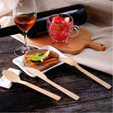 Bamboo Travel Cutlery Set with Carrying Case Portable