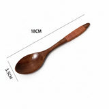 Spoon Wooden Spoons for Cooking Utensil Ice Cream Coffee Tea Soup Spoon Dinner Tableware Kitchen Teaspoon Catering Supplies