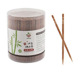 Disposable Toothpick Carbonized Bamboo - Eco-friendly Single Head - 800 pieces