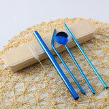 Reusable Drinking Straw Spoon Pack (new)