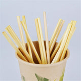 Natural Wheat Straw - 100% Biodegradable - 100 pieces (new)