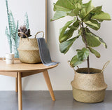 Handmade Bamboo Storage Basket - Home Décor