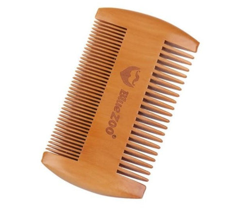 Bamboo Beard Comb Anti-Static Handmade