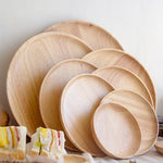 Scandinavian style light wood plates dishes trays