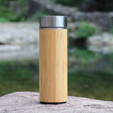 Bamboo & Stainless Steel Flask | 350ml & 400ml