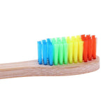 Bamboo Toothbrush Soft Colorful Head 5 or 10 pcs - Adults