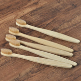 Parent & Child Packs 10-20pcs Soft Bristle Bamboo Toothbrush
